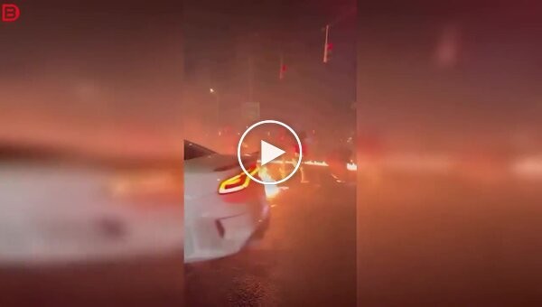 Когда трюк с огнем выходит из-под контроля: горящие ботинки и авария