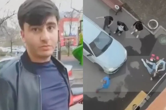 “Their customs are like this”: in Russia, a guy attacked a biker with a knife after remarking about illegal parking (3 photos + 2 videos)