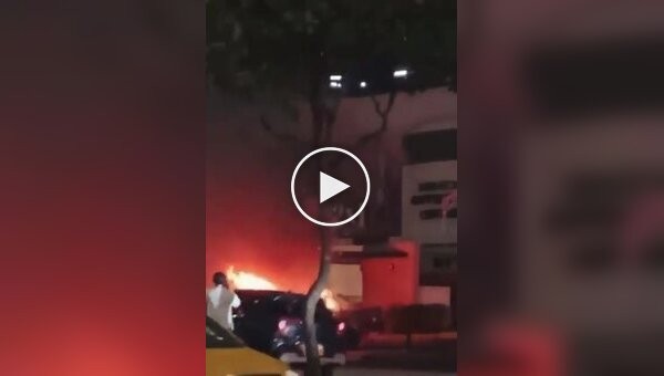 Мощный взрыв в Эквадоре попал на видео