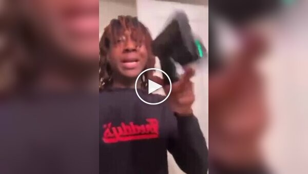 The rapper accidentally shot himself while recording a video on TikTok