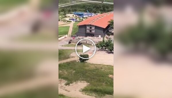 В Бразилии вертолет разбился сразу после взлета — все на борту выжили