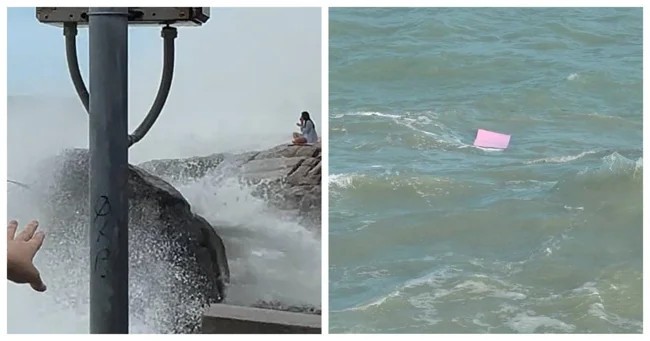 In Thailand, a Russian tourist decided to admire storm waves and died (2 photos + 4 videos)