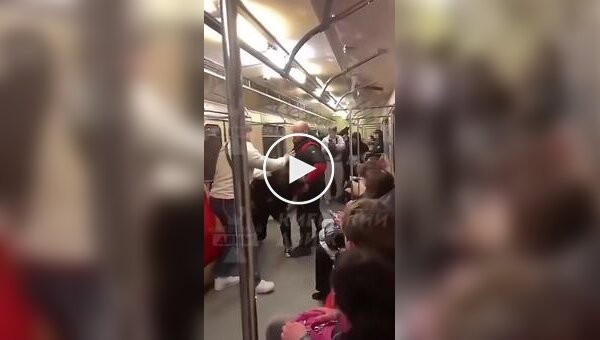 Hustling in the Kyiv metro