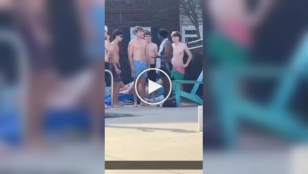 One against seven: a conflict by the pool escalated into a fight