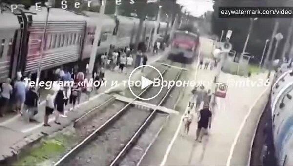 Father and son hit by train