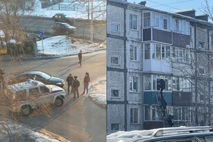 In Russia, Hostages Freed by Security Forces in Kamchatka - Woman Held and Threatened by Former Military Man (1 Photo + 4 Videos)