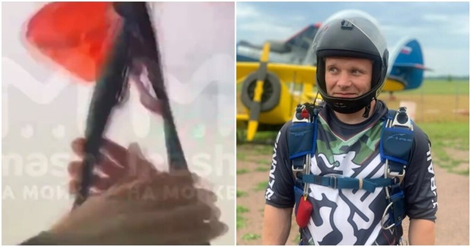 A skydiver who crashed in Russia recorded the last seconds of his life on camera (2 photos + 1 video)