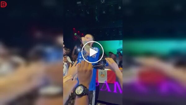 Spanish rapper Hades66 was hit in the head with a glass during a performance