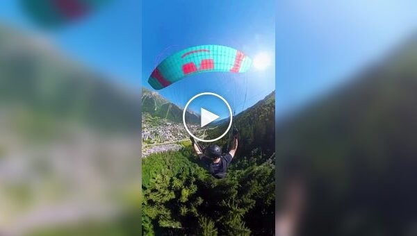 Болезненное приземление экстремала