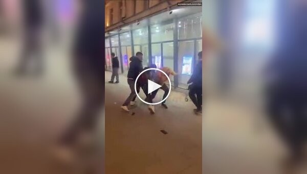 Fight in the center of Voronezh