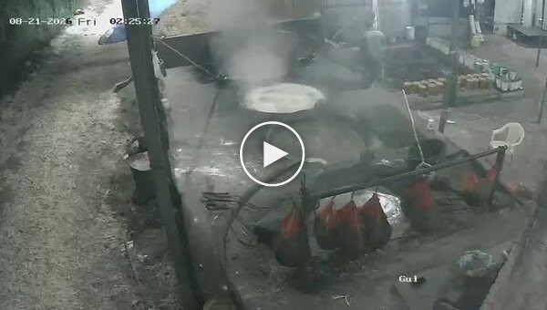 In India, a worker fell into a vat of boiling sugar