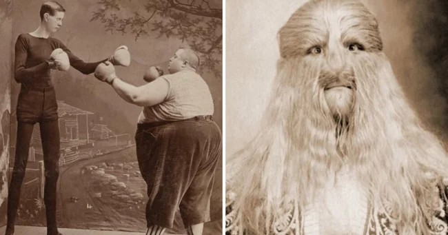 What circus performers looked like in the past and what raisins they used to attract attention (15 photos)