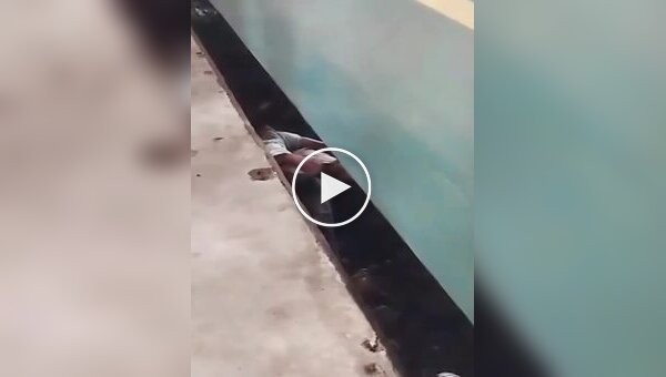 В Бангладеш отец прыгнул под поезд, чтоб спасти своего ребенка, упавшего на рельсы
