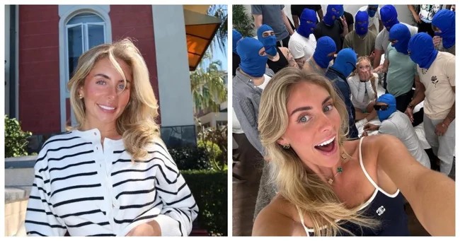 Porn actress Bonnie Blue is preparing to break her own record for speed sex (4 photos + 1 video)