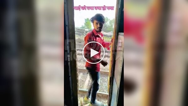 In India, a young man died while making an extreme video. For social media