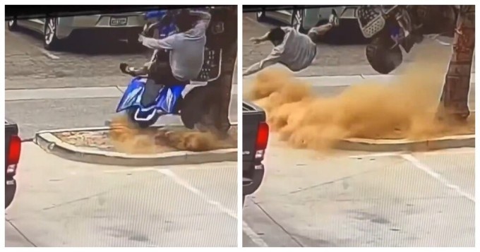 ATV thief learned a very harsh lesson (5 photos + 1 video)