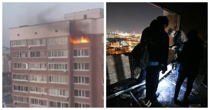 In Russia, Teen Sets off Grenade in Residential Building in Vladivostok, Sparking Fire (3 Photos + 2 Videos)