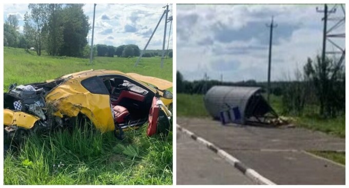 The reckless driver in the Maserati, who killed one child and maimed another, turned out to be an employee of a transport company (2 photos + 2 videos)