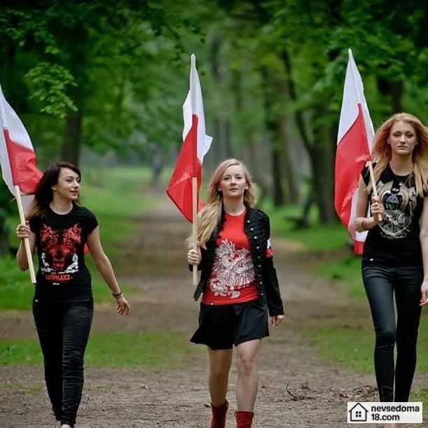 Симпатичные футбольные болельщицы из Польши