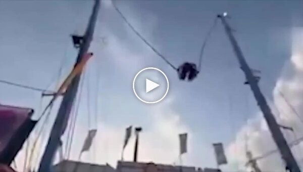 Seville "Catapult": the attraction decided to live up to its name literally
