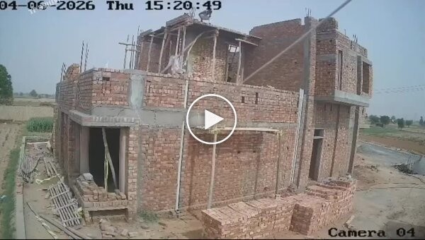 A tragic incident at a construction site in Pakistan.