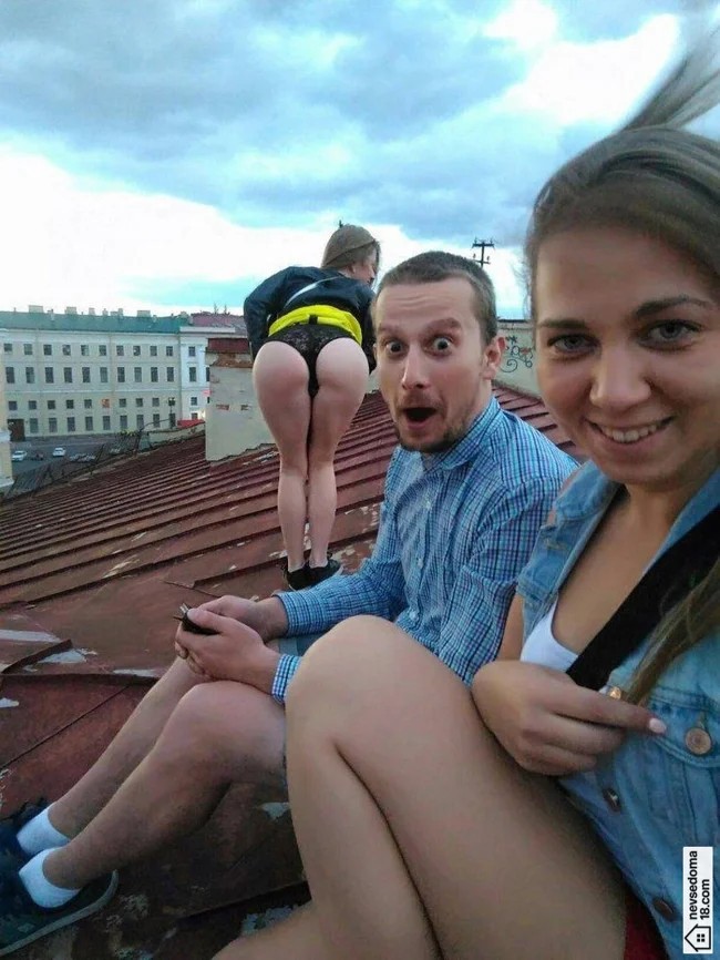 Vulgar funny photos with beautiful girls