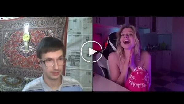 In Russia, a girl teaches a guy twerking in a video chat.