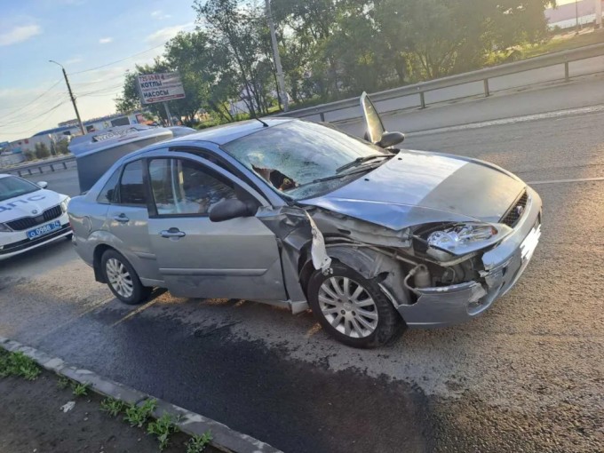 A drunken National Guard soldier hit a 16-year-old girl at a pedestrian crossing (2 photos + 1 video)