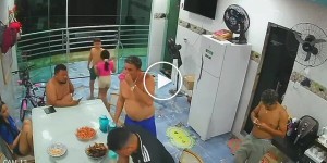 Яркое завершение семейного ужина