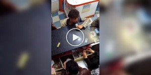 An Indian resident bit through a battery