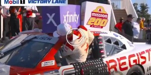 Празднование победы в гонке пошло не по плану