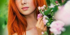 Bright and beautiful red-haired girls