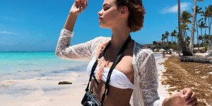 Наталія Удовенко на березі океану