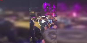 Полицейский ударил парня во время стычки на улице