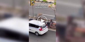 В Индии мужчина бросался камнями в автомобили — задержание переросло в жесткий инцидент