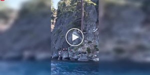 Парень задумал красивый прыжок, но что-то пошло не так