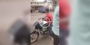 В Индии бродяга попытался повторить трюк Джеки Чана и прыгнул с моста в грузовик