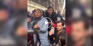 Девушка вызвала буйство толпы темнокожих, которые к ней приставали, одним словом на букву Н