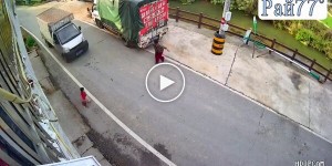 Child almost hit by a car