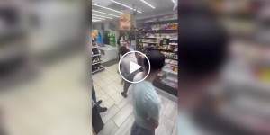 Заслуженная порка после подлого удара